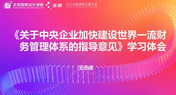 《关于中央企业加快建设世界一流财务管理体系的指导意见》解读